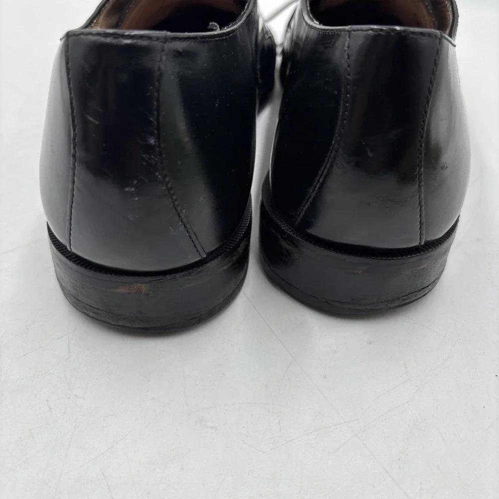 Bostonian Shoes Mens Size 11M Black Leather Cap Toe Oxford Dress Made In USA